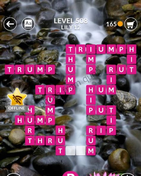 word hike level 508
